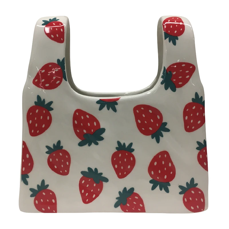 Tote Bag Style Ceramic Vase