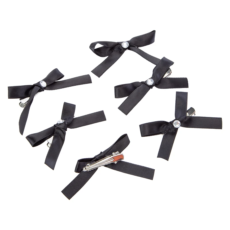 Mini Bow Clips 6-Pack