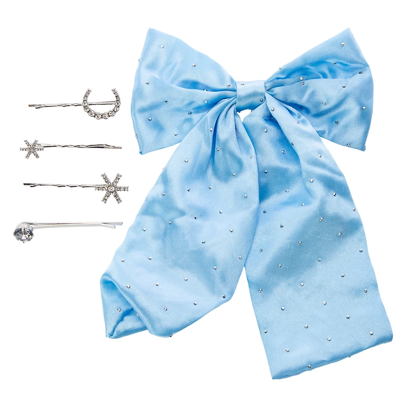Bow & Hair Clip Set