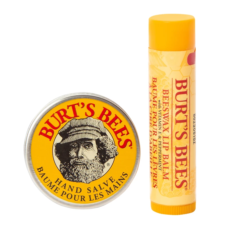 Burt's Bees Holiday Gift Set, Lip Balm and Hand Salve