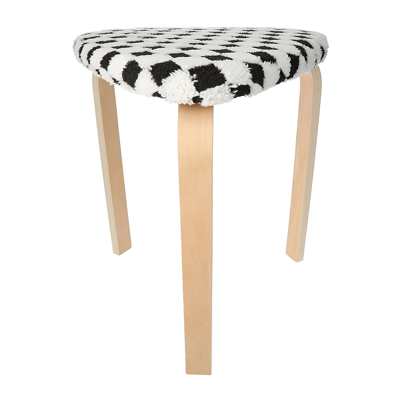 Triangle Wooden Stool