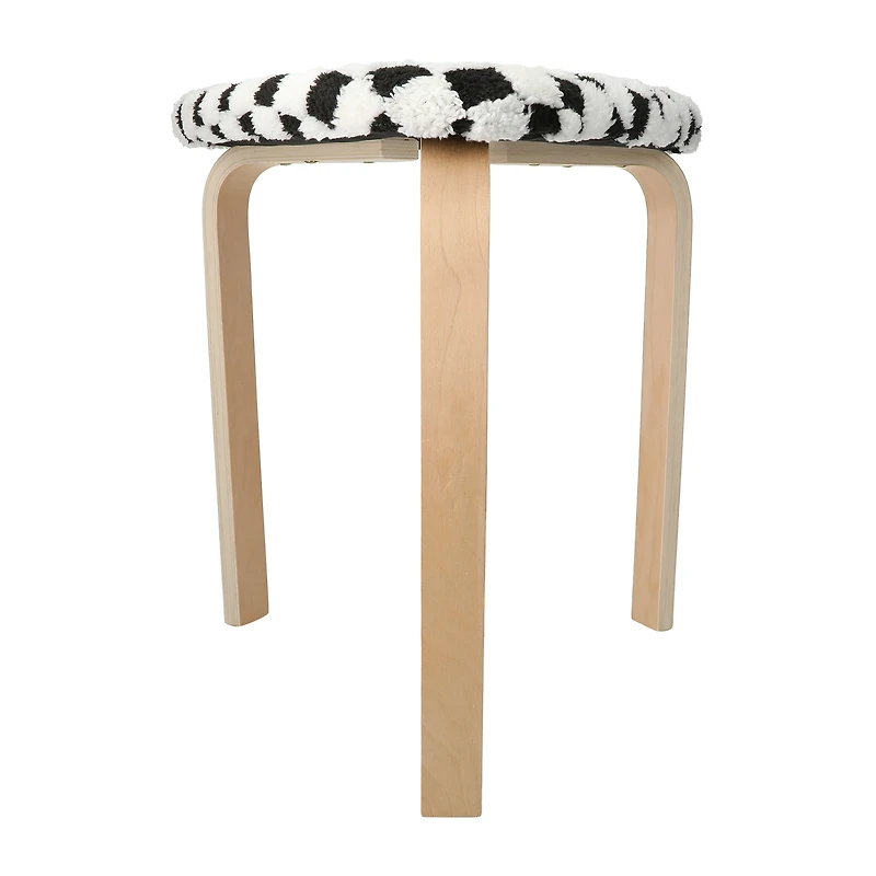Triangle Wooden Stool