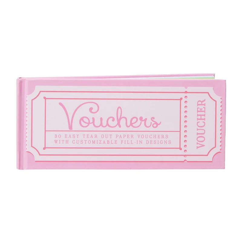 Customizable Vouchers Pad 30-Count