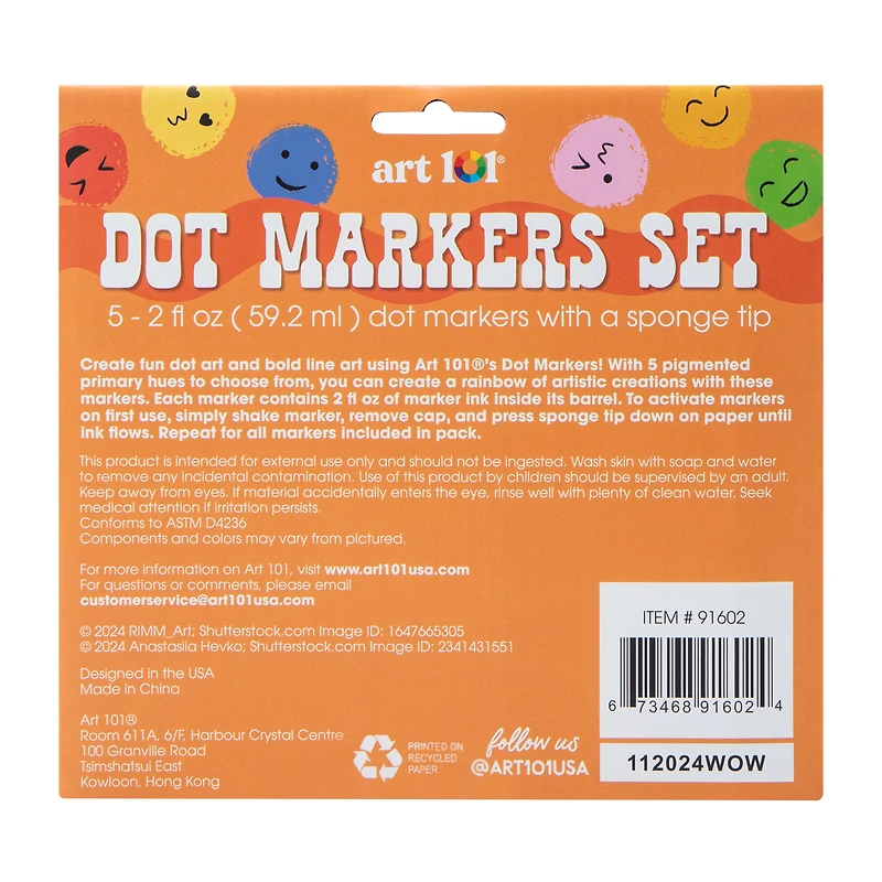 Art 101® Dot Markers Set