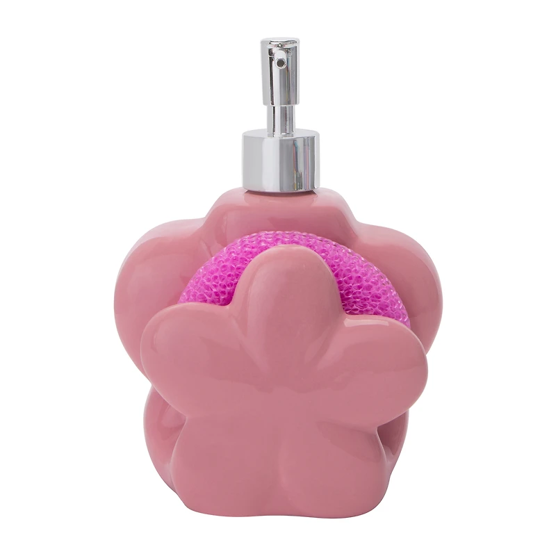 Dish Soap Dispenser With Sponge