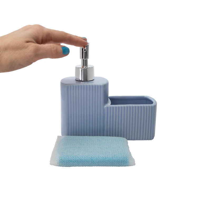 Ribbed Soap Pump 11.5oz