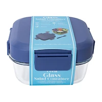 Glass Salad Container