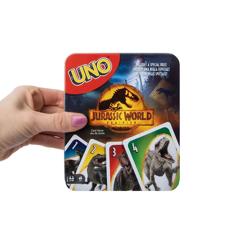 Uno® Jurassic World Dominion Playing Cards Tin
