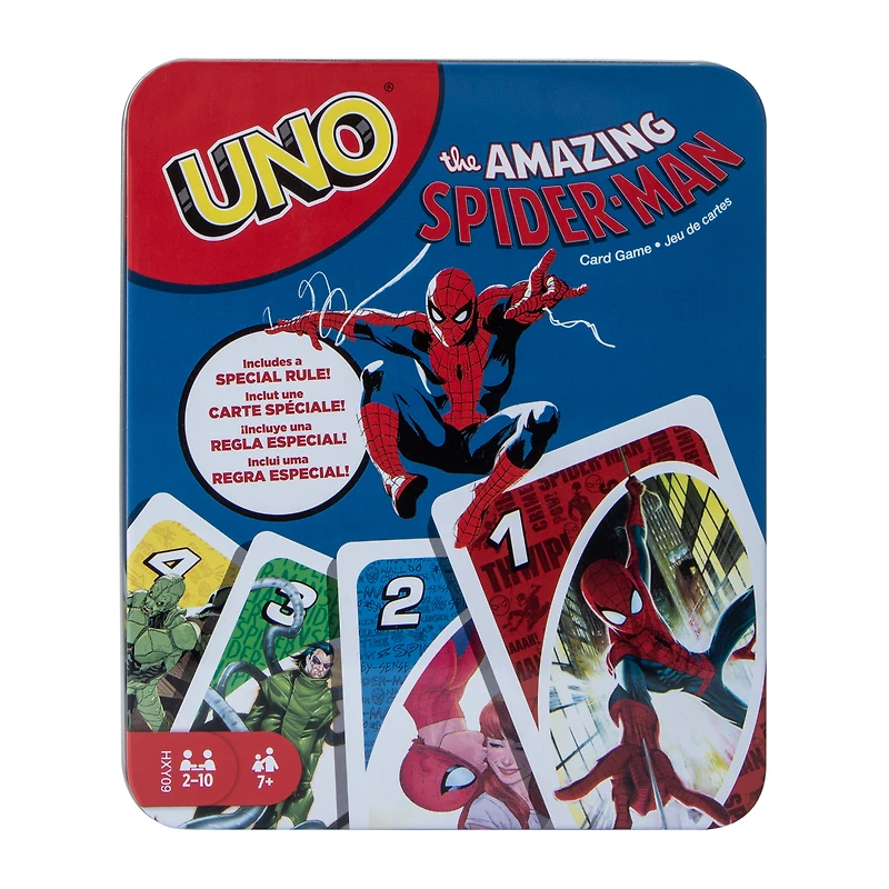Uno® The Amazing Spider-Man Playing Cards Tin