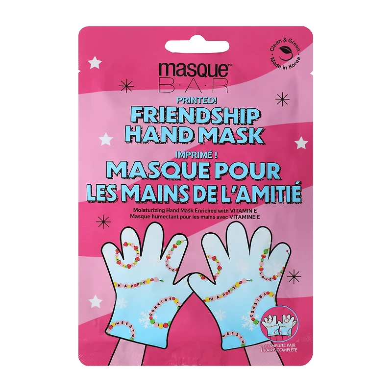 Masque B.A.R™ Printed! Friendship Hand Mask 1-Count