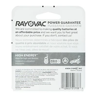 Rayovac® 9V Batteries 2-Pack