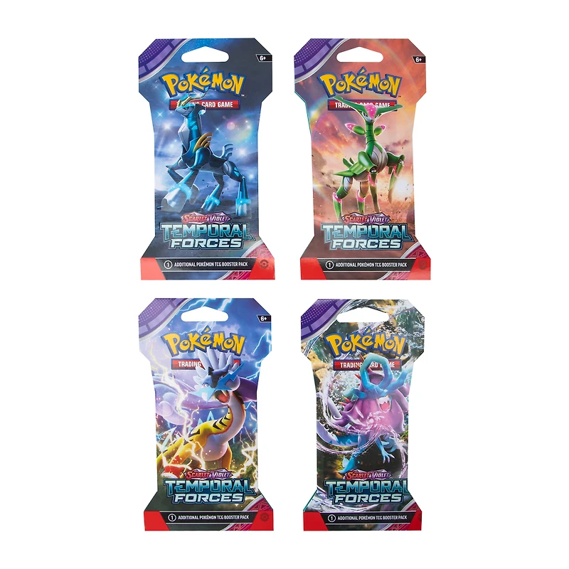 Pokemon™ Scarlet and Violet Temporal Forces Trading Cards (Styles May Vary)