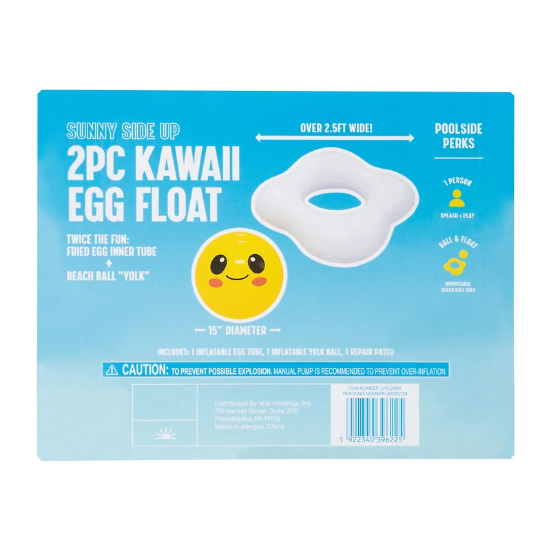 Kawaii Egg Float 2-Piece