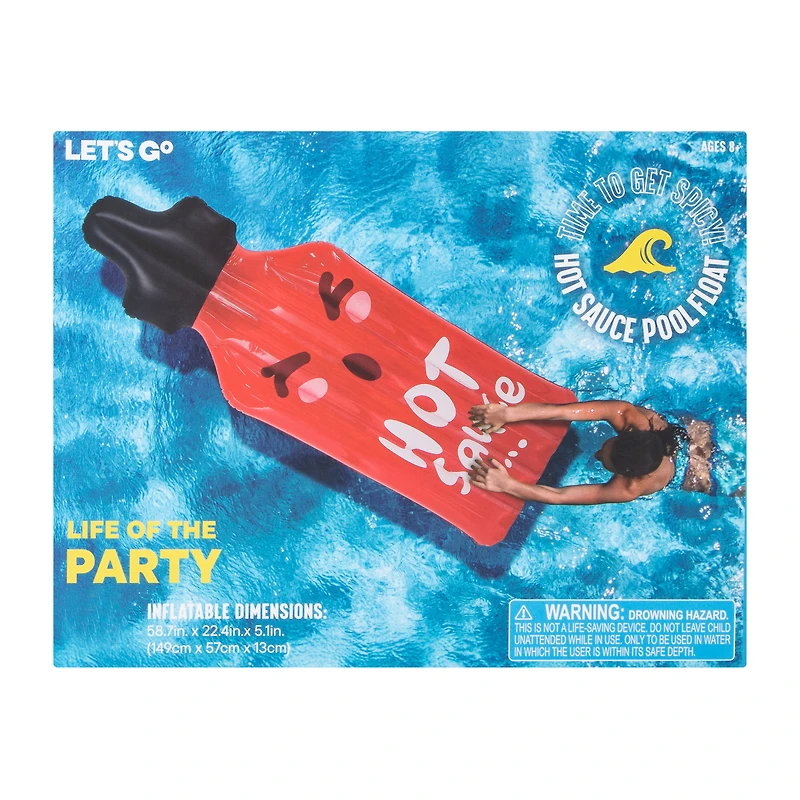 Hot Sauce Pool Float