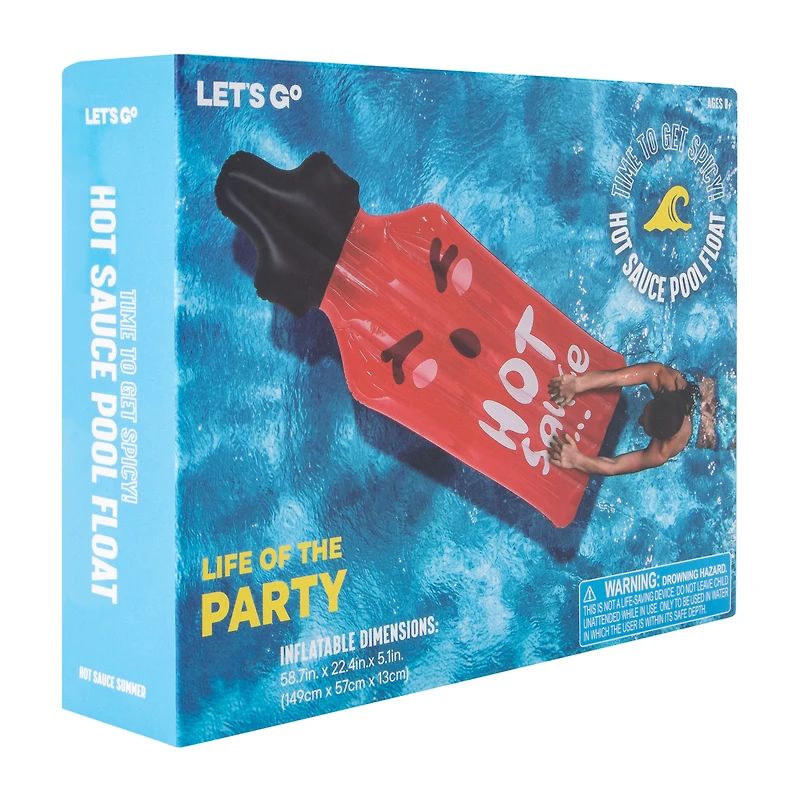 Hot Sauce Pool Float