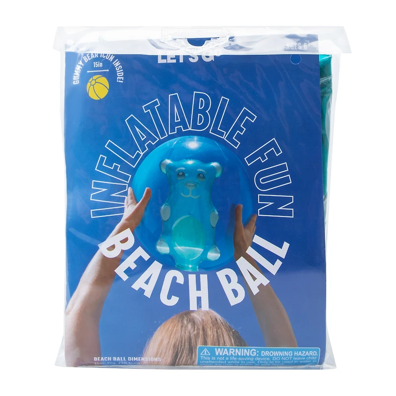 Inflatable Gummy Bear Beach Ball