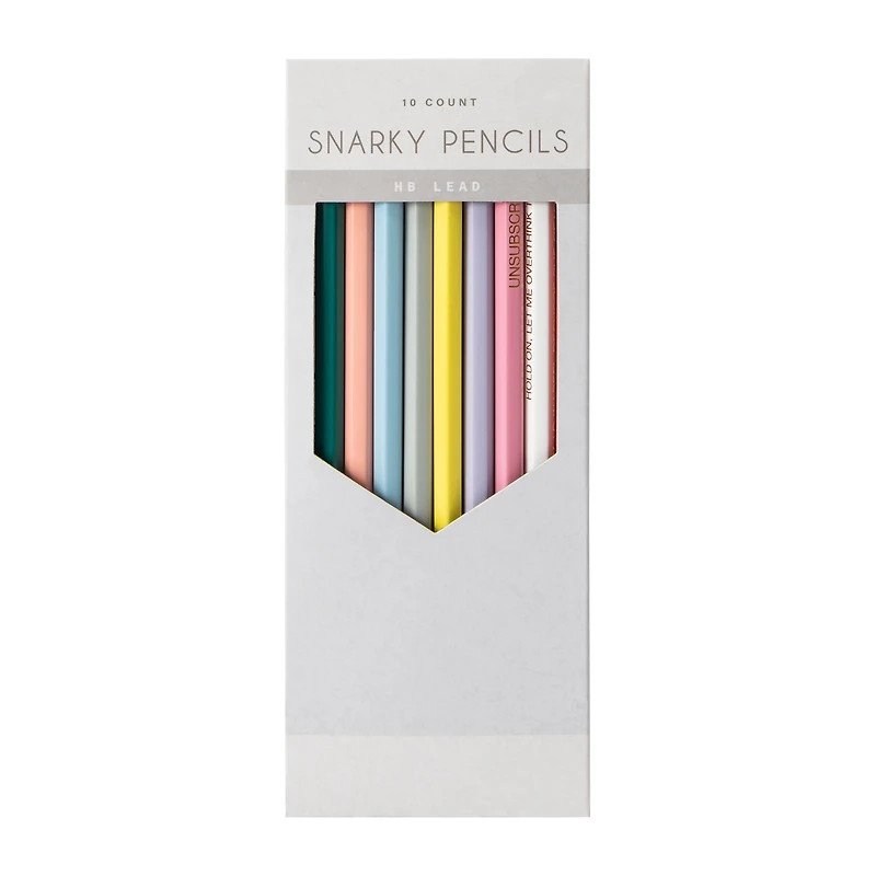 Snarky HB Lead Pencils 10-Count