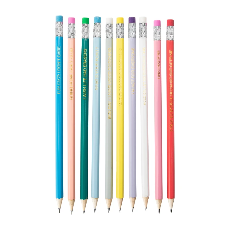 Snarky HB Lead Pencils 10-Count