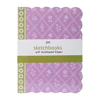 Sketchbook With Scalloped Edges 5-Pack