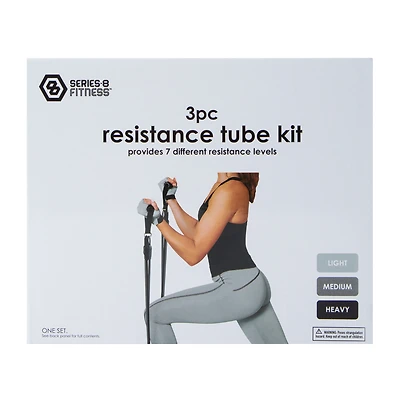 Series-8 Fitness™ Resistance Tube Kit 3-Piece