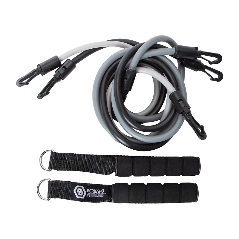 Series-8 Fitness™ Resistance Tube Kit 3-Piece