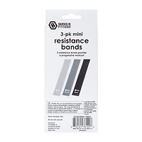 Series-8 Fitness™ Mini Resistance Bands 3-Pack