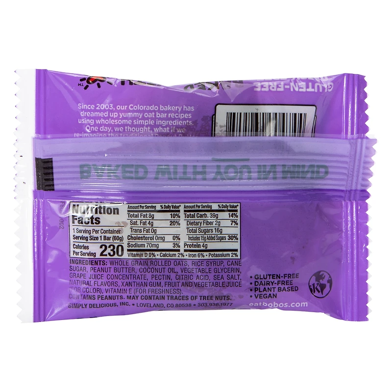 Bobo's® PB & J's 2.1oz