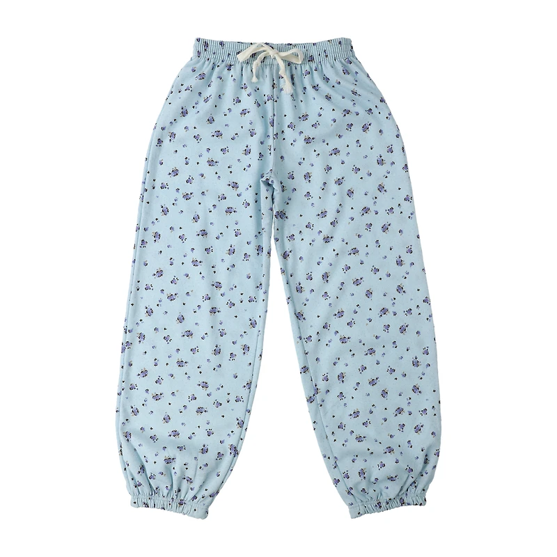 Juniors Flower Printed Oversized Joggers