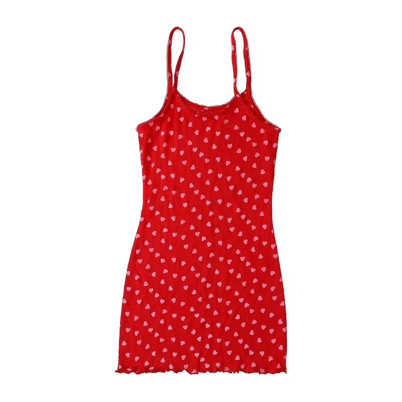 Girls Printed Mini Dress