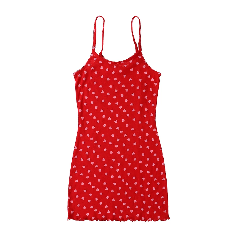 Girls Printed Mini Dress