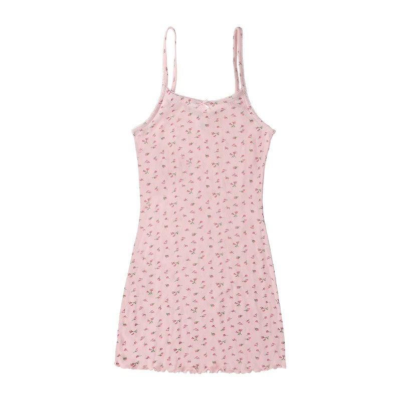 Girls Printed Mini Dress