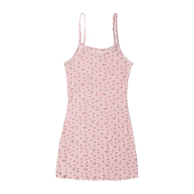 Girls Printed Mini Dress