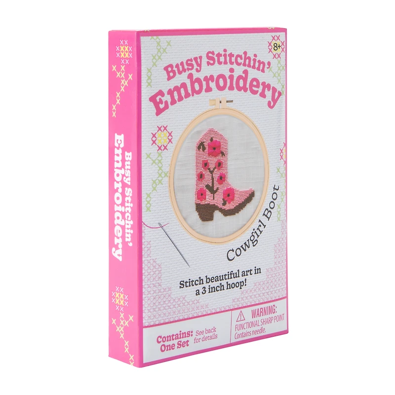 Busy Stitchin' Embroidery Set