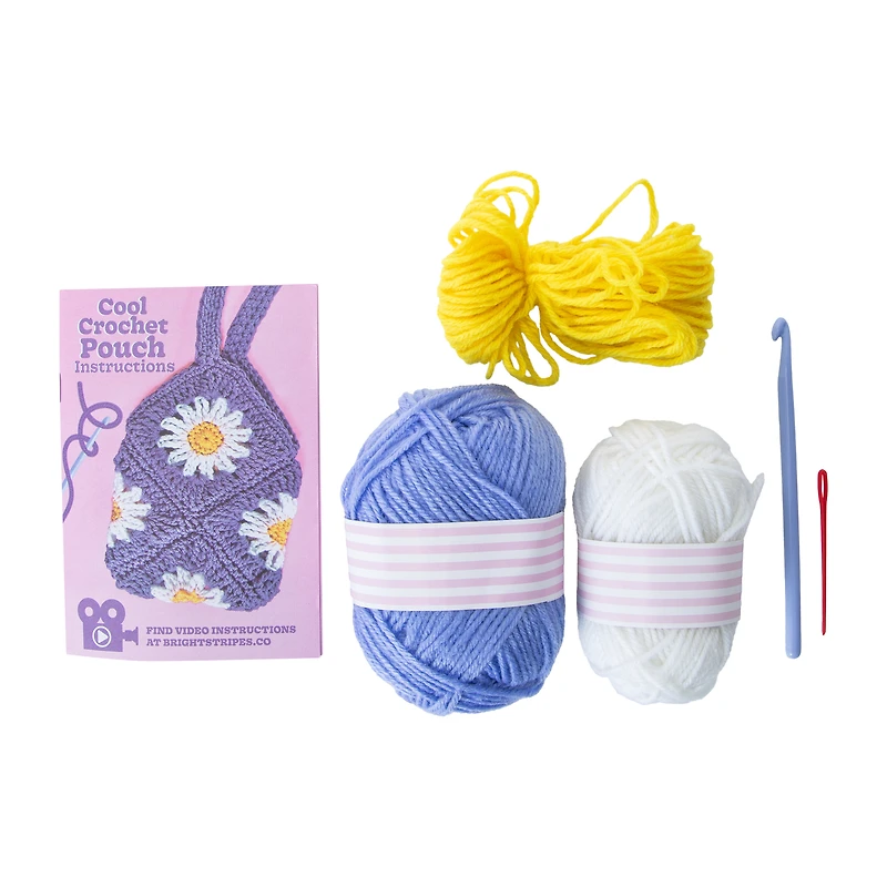 Make Your Own Cool Crochet Pouch Set