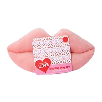 Valentine's Big Kiss Dog Toy