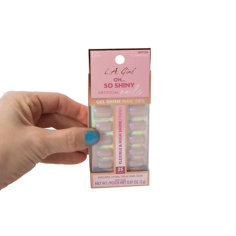 Oh... So Shiny Artificial Nails Glamorized Kit 25-Pcs