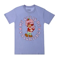 Strawberry Shortcake Valentine Cat Graphic Tee