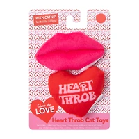 Valentine's Heart Throb Cat Toys 2-Pack
