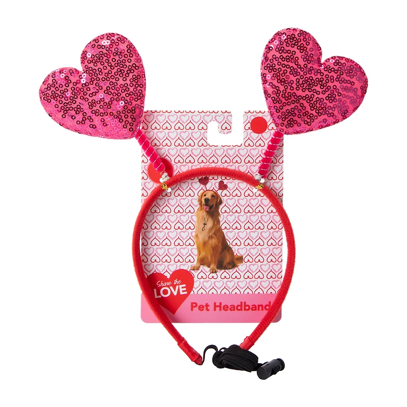 Valentine's Pet Headband