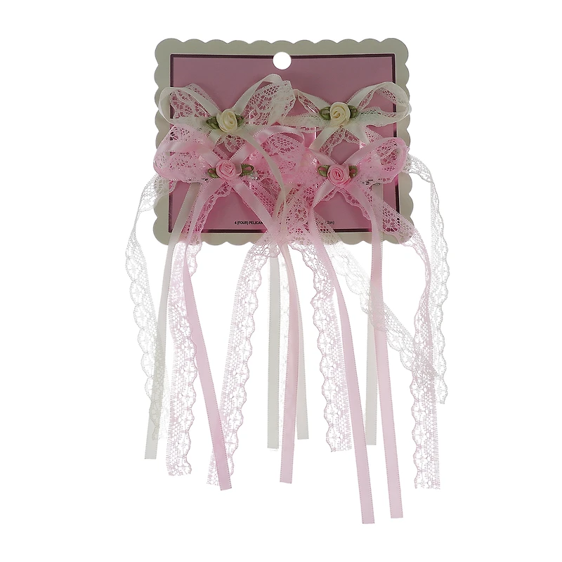 Lace Bow 4-Pack