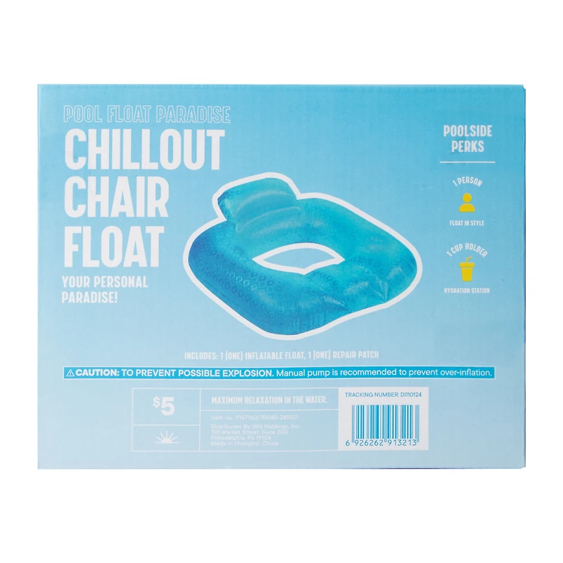 Chillout Chair Splash Seat 33.07in x 31.89in