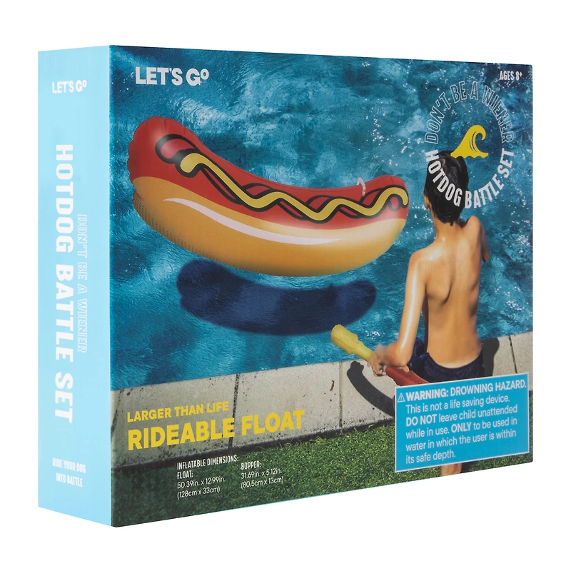 Hotdog Battle Rideable Float Set