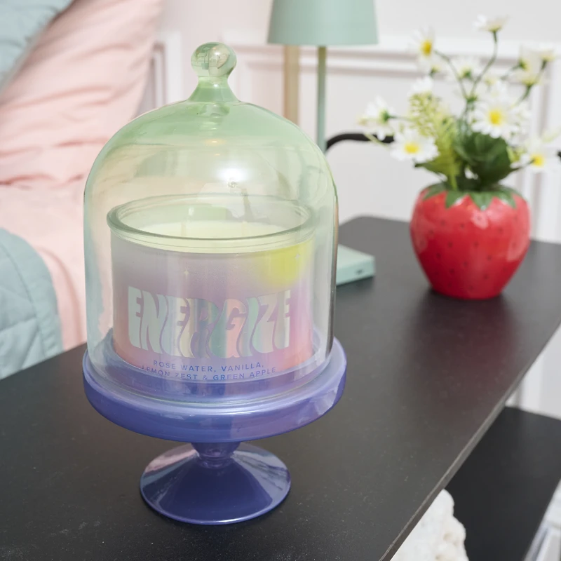 Candles Footed Bell Jar