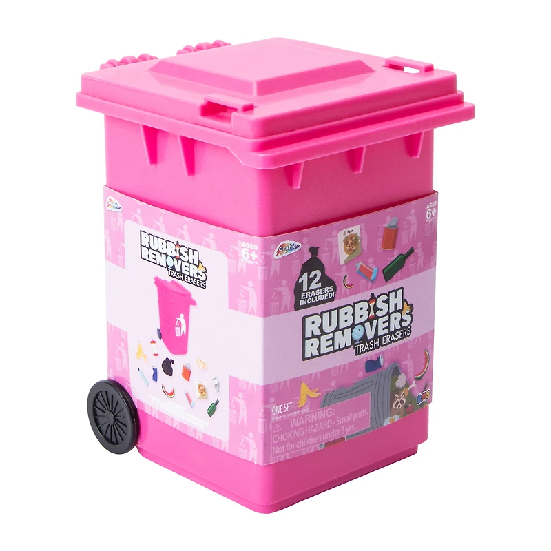 Rubbish Removers Trash Erasers Set 12-Pcs