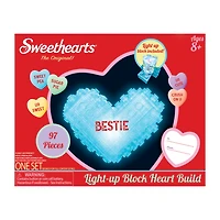 Sweethearts® Light-Up Block Heart Build Set