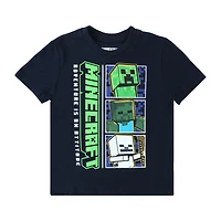 Kids Minecraft Adventure Mentality Graphic Tee