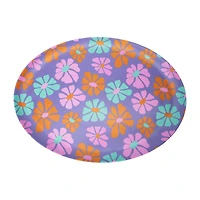 Floral Printed Melamine Serving Tray