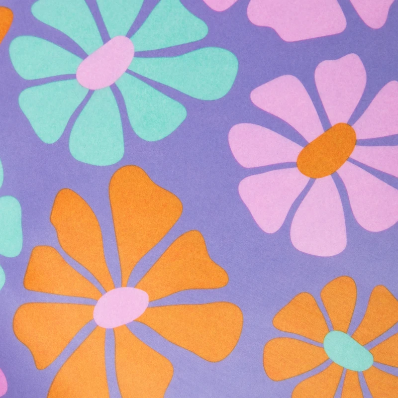 Floral Printed Melamine Serving Tray