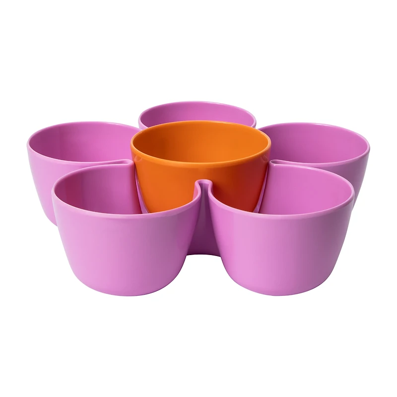 Flower Petal Chip And Dip Platter