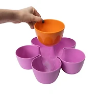 Flower Petal Chip And Dip Platter